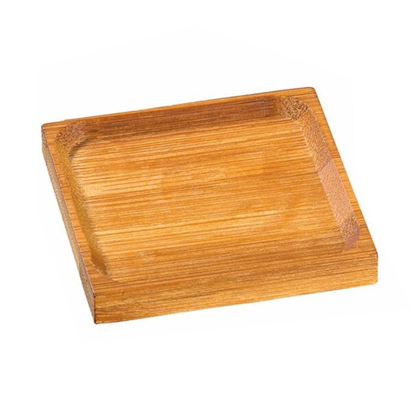 Packnwood Poda Bamboo Mini Square Dish - 2.4 x 2.4 In, 144PK 209BBPODA - main